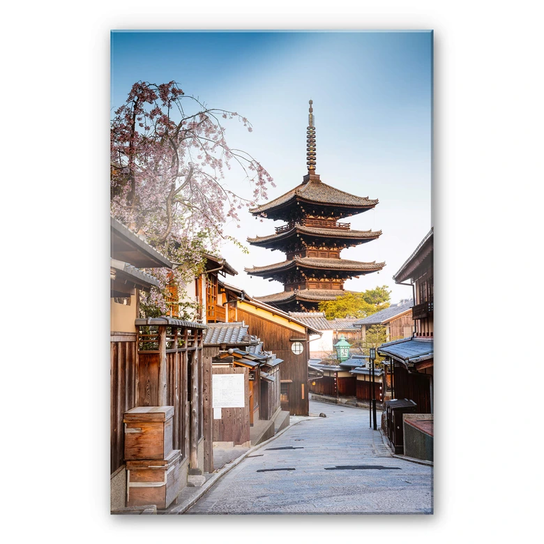 Tableau en verre acrylique Colombo - Pagode Yasaka au Japon 