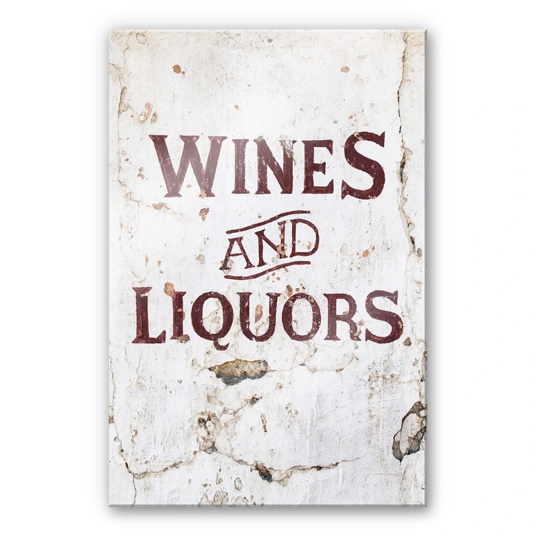 Acrylglasbild Hugonnard - Wines and Liquors 