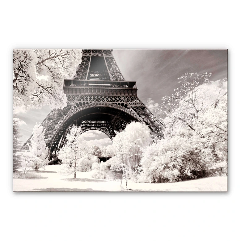 Acrylglasbild Hugonnard - Winterfeeling in Paris 