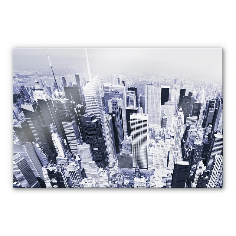 Acrylglasbild Manhattan Luftbild 