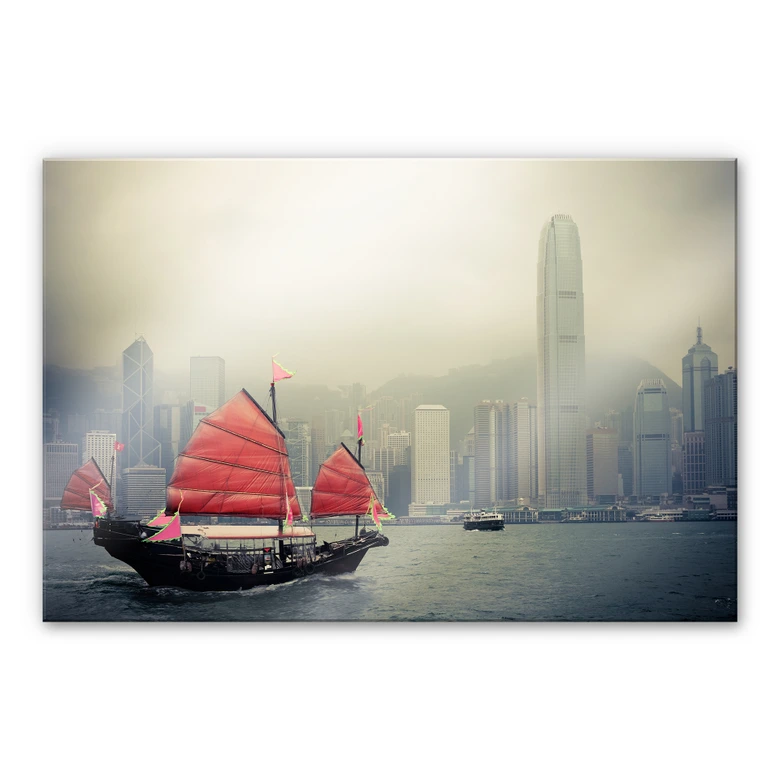XXL Wandbild Sailing in Hongkong 