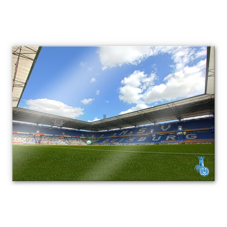 Acrylglas stadion MSV Duisburg - 120x80 cm 