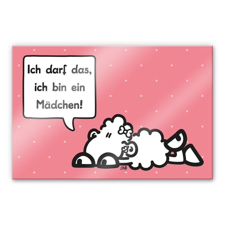 Acrylglasbild sheepworld Worthelden Mädchen 