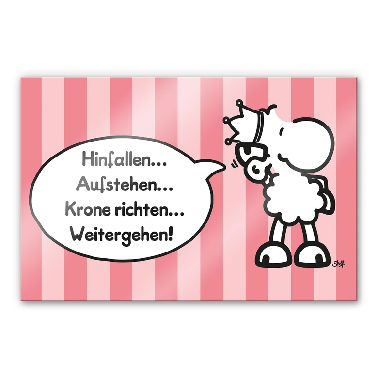 Acrylglasbild sheepworld Worthelden Krone richten 