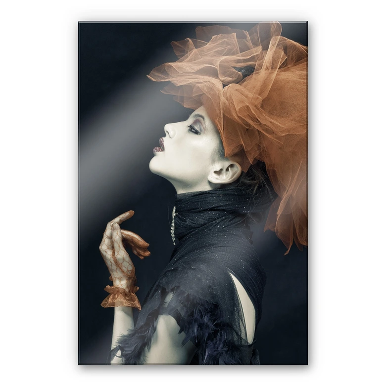 Acrylglasbild Yogasara - Imperious Lady 
