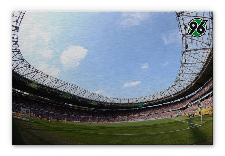 Alu-Dibond Bild Hannover 96 - Stadion Innenansicht 