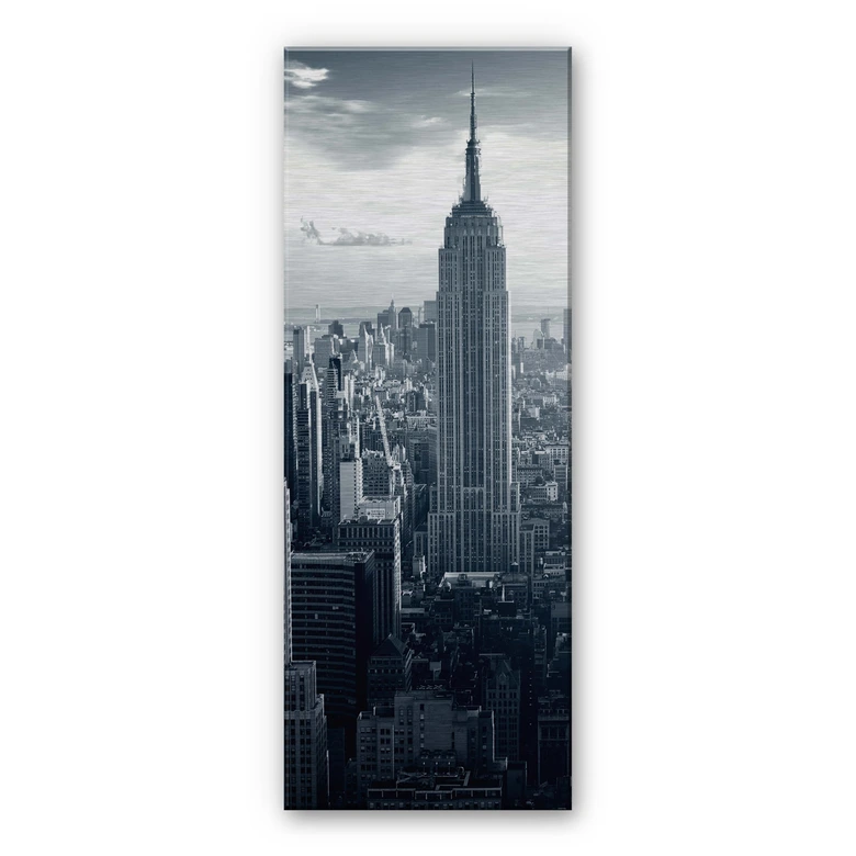 Alu-Dibond Bild The Empire State Building - Panorama 
