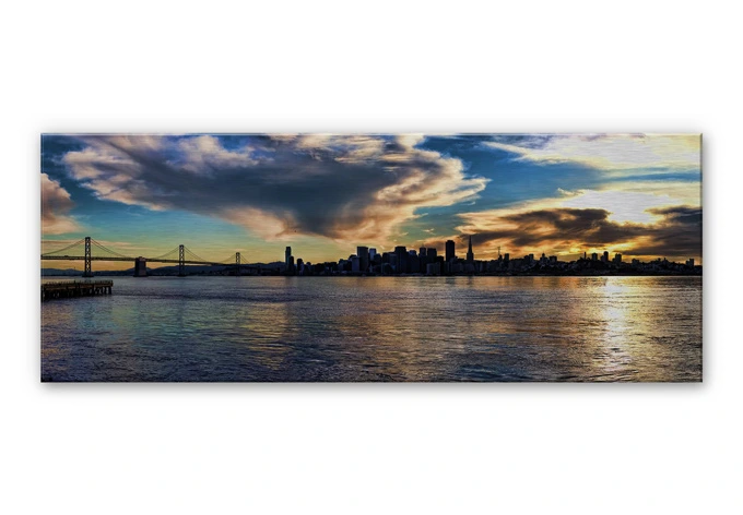 Alu-Dibond Bild San Francisco Skyline - Panorama 