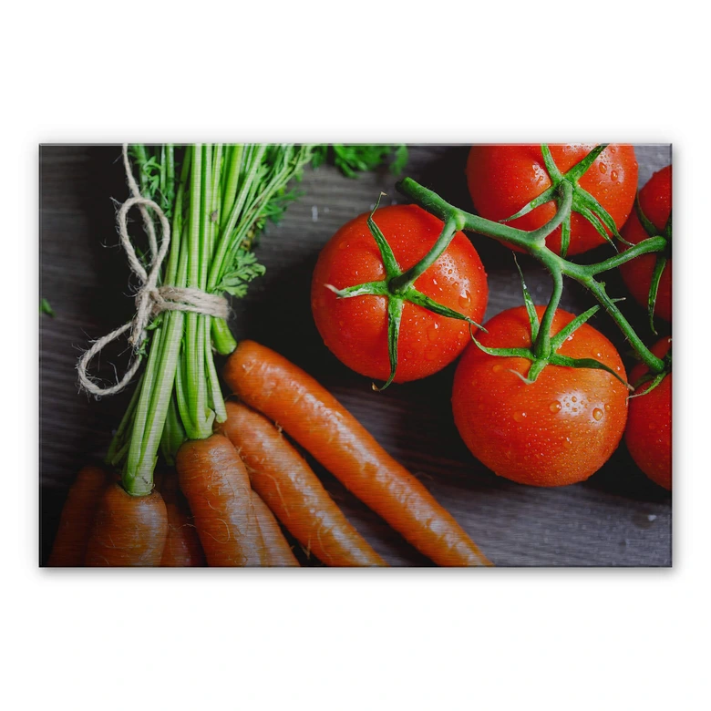 Alu-Dibond Bild Fresh Cooking 