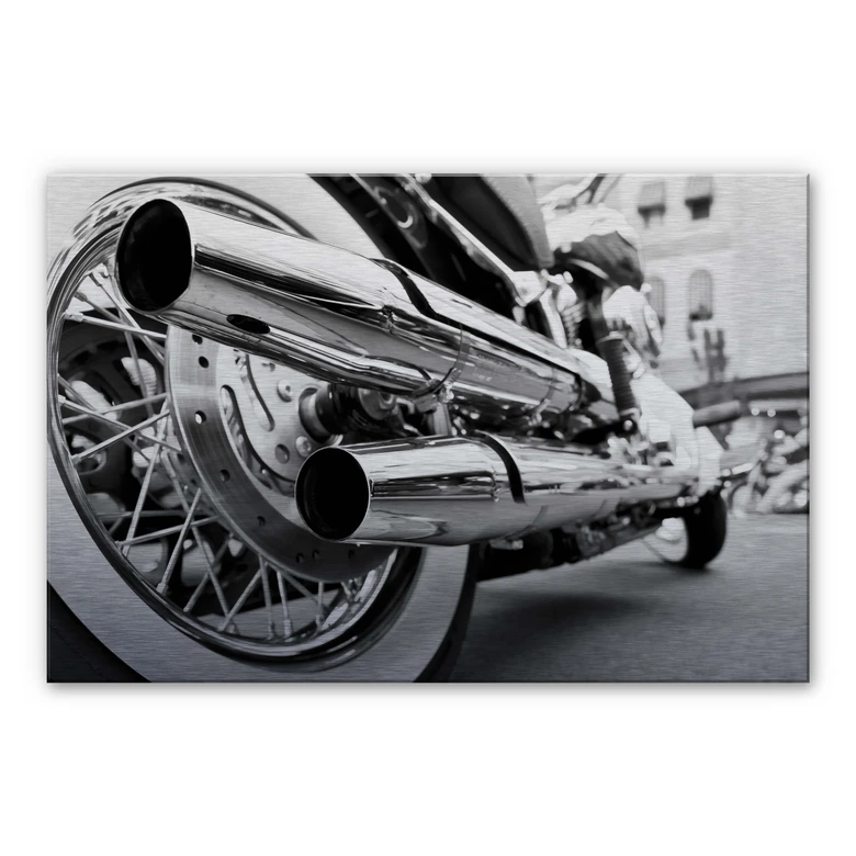 Alu-Dibond Bild Motorcycle Power 