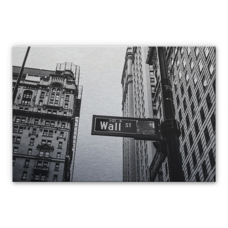 Alu-Dibond Bild - Wall Street 02 