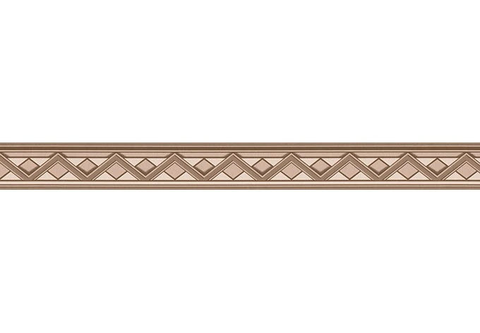 A.S. Création Bordüre Only Borders Borte geometrisch selbstklebend beige, braun, creme 