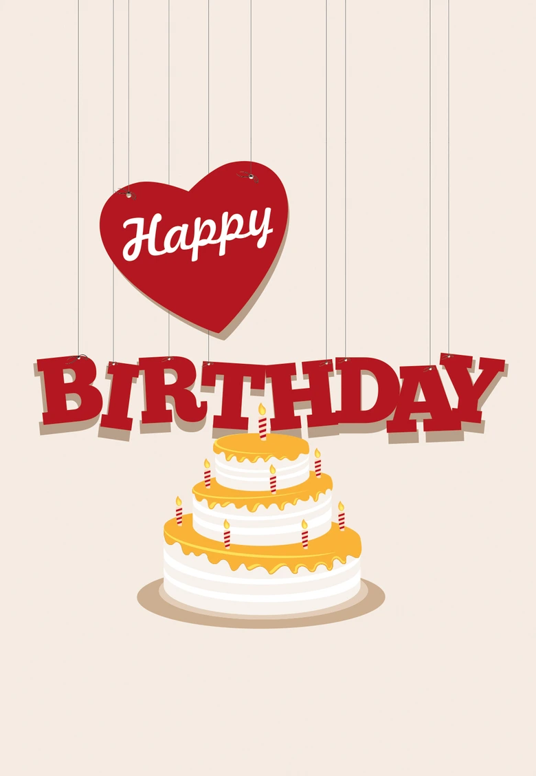 Gift Certificate Happy Birthday 