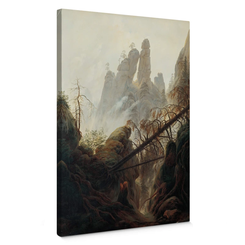 Canvastavla Friedrich - Klippiga ravinen 