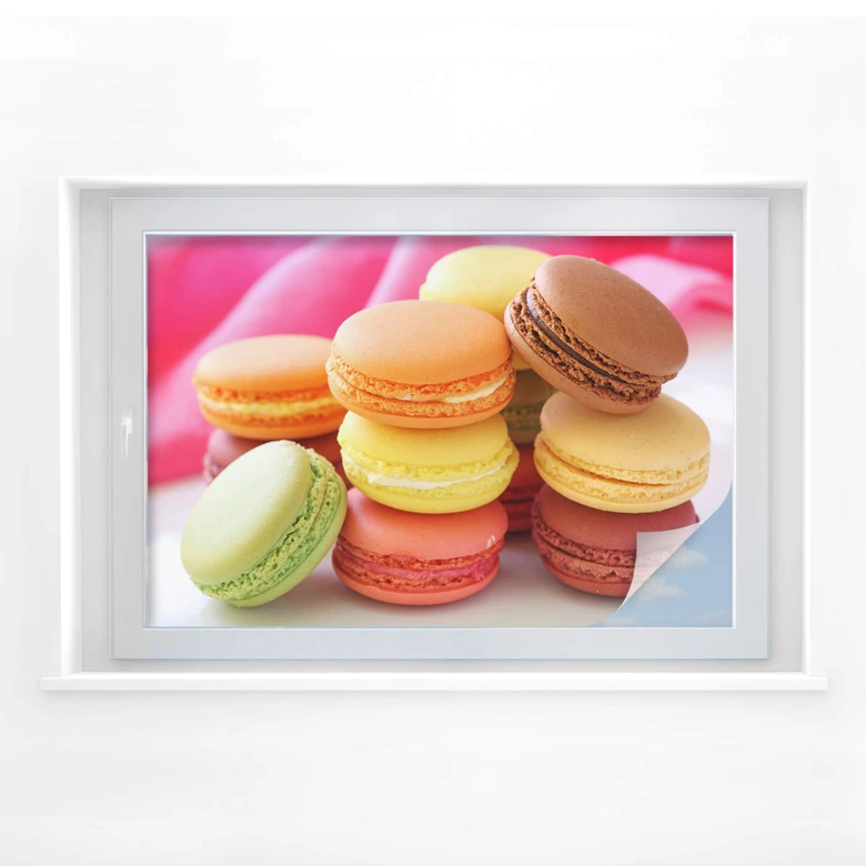 Window foil – Sweet Macarons 