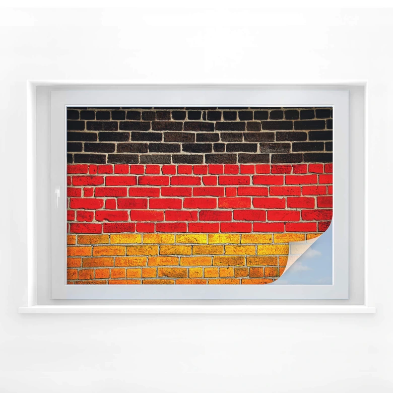 Lámina de privacidad Bandera alemana muro 