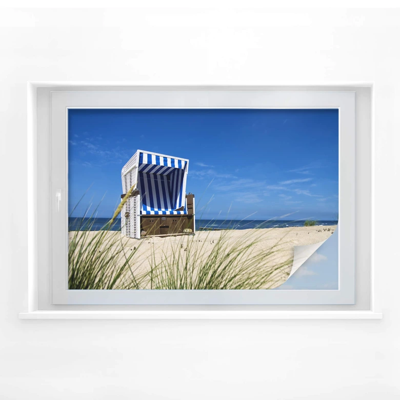 Sichtschutzfolie Strandkorb 