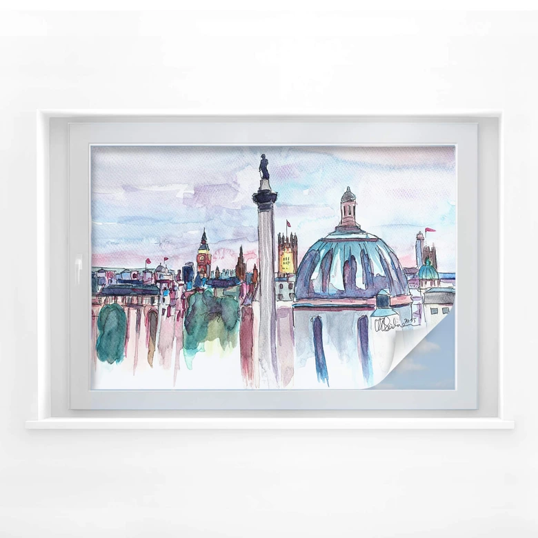 Sichtschutzfolie Bleichner - London Skyline 