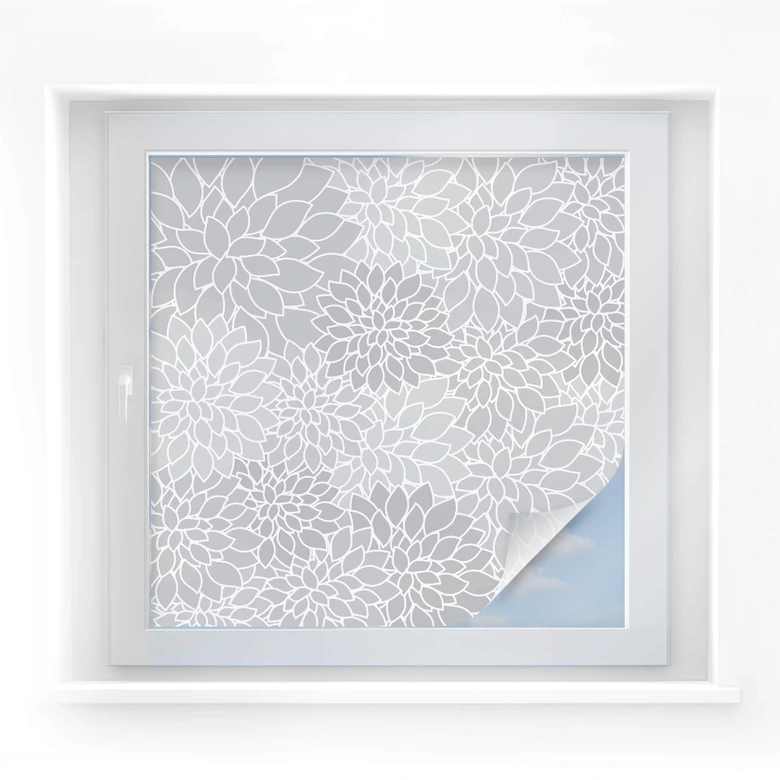 Lámina de privacidad Flor de mosaico 