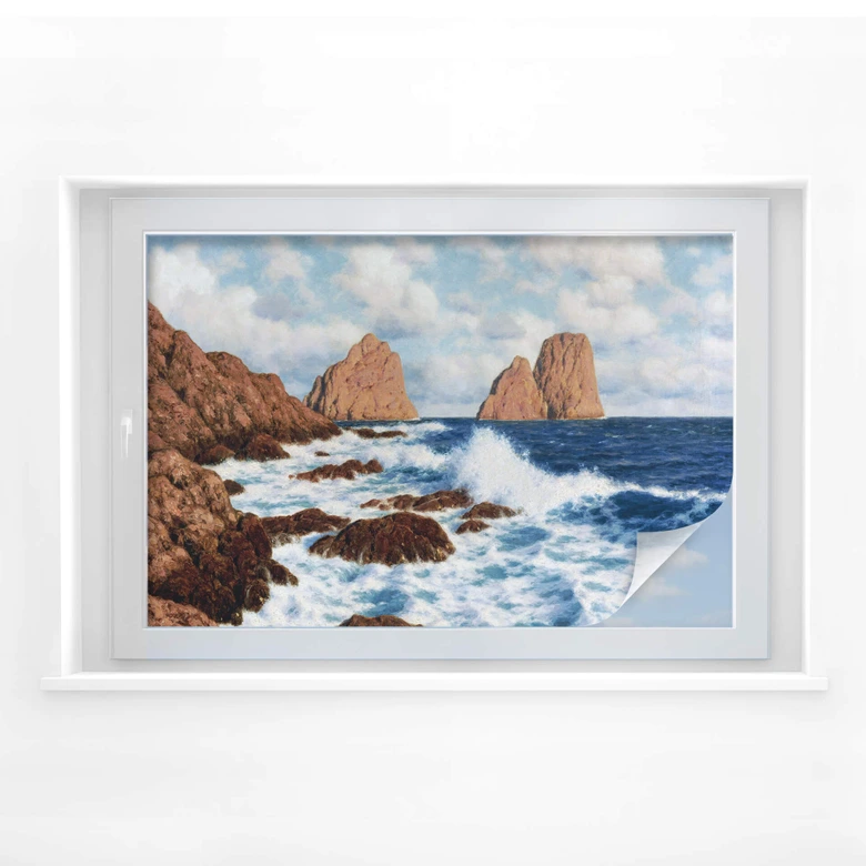 Sichtschutzfolie Choultsé - Die Felsen bei Capri 