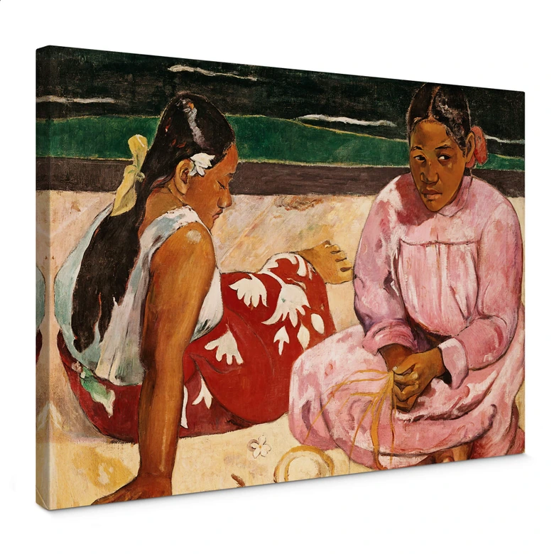 Leinwandbild Gauguin - Frauen von Tahiti 