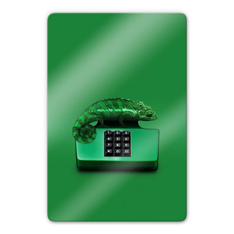 Glasbild Loose - Chamelephone 
