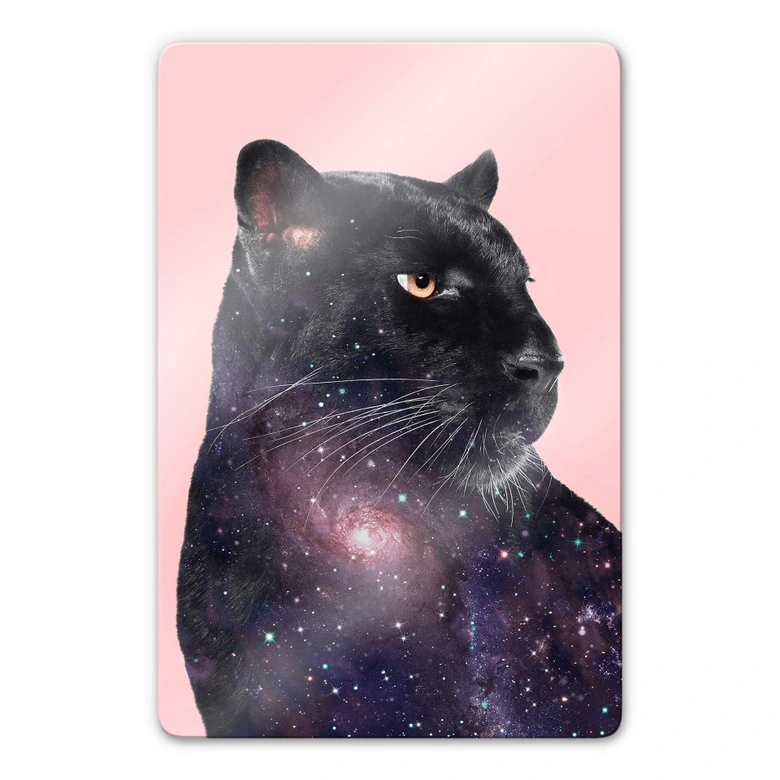 Glasbild Loose – Galaxy Panther 