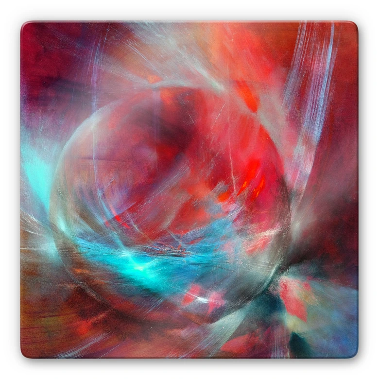 Glasbild Schmucker -  Die Murmel 