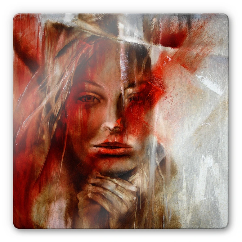 Glasbild - Schmucker - Here I am 
