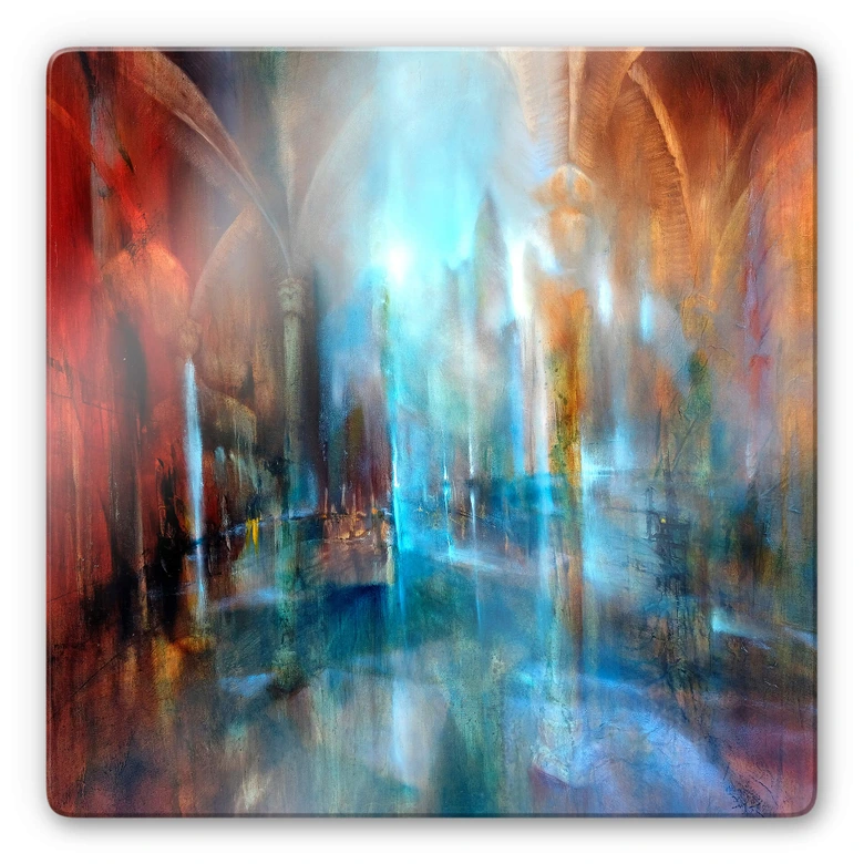 Glasbild Schmucker - Inside and Outside 