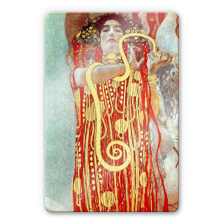 Glasschilderijen van Gustav Klimt - Hygieia 