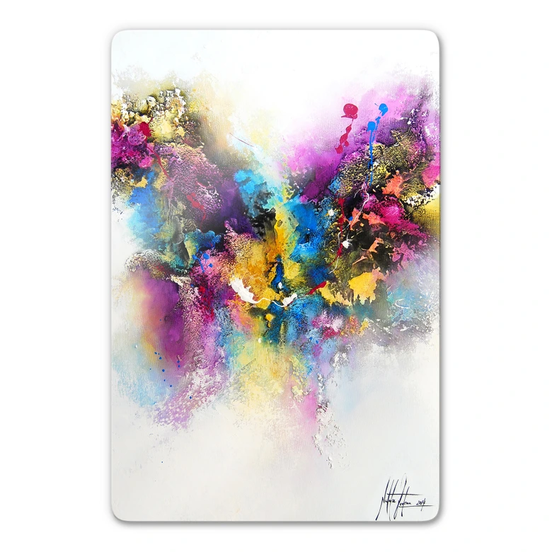 Glasbild Fedrau - Lilaliebe 