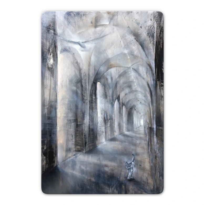 Glasbild Schmucker - Licht und Schatten 