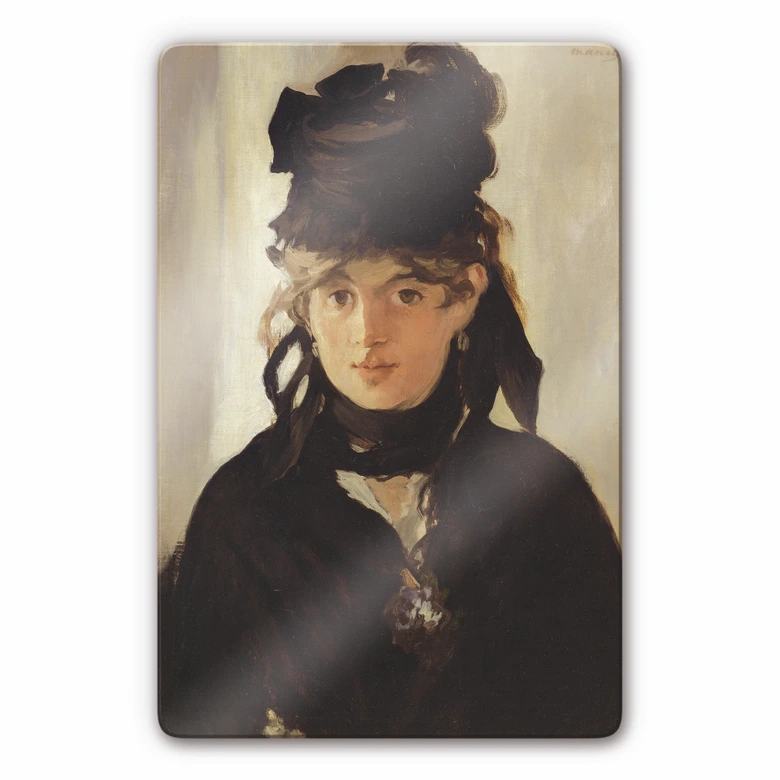 Glasbild Manet - Berthe Morisot 