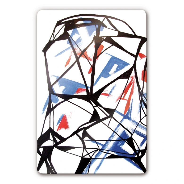 Glasbild Geomet 