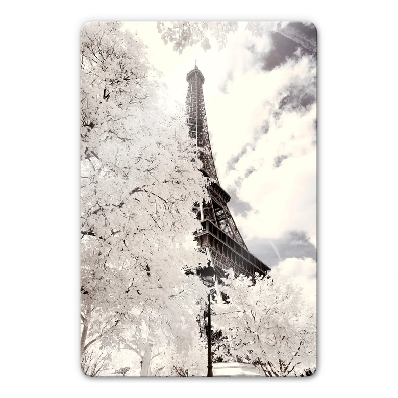 Glasbild Hugonnard - White Paris 