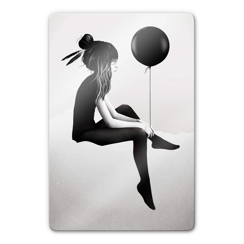 Glasbild Ireland - No such thing as nothing - Luftballon 