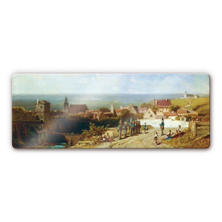 Tableau en verre - Spitzweg - Vieille ville 