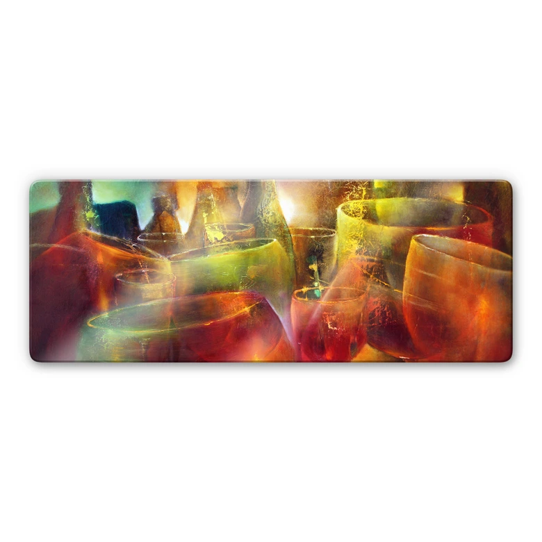 Glasbild Schmucker - Zu später Stunde – Panorama 