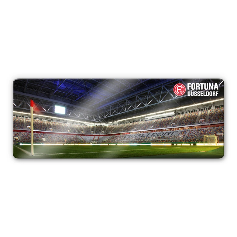 Glasbild Fortuna Düsseldorf Stadion Eckfahne 