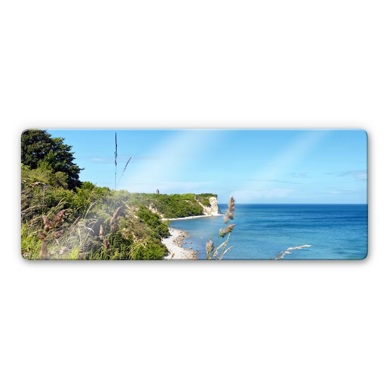 Tableau en verre - Cap Arkona - Panorama 