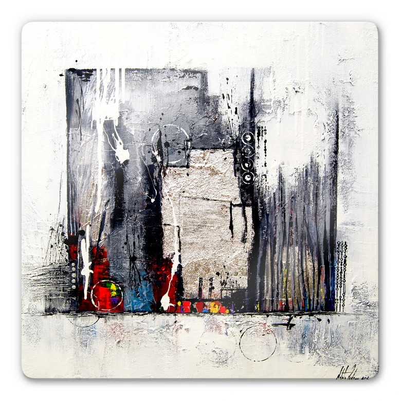 Glasbild Fedrau - Abstrakt 