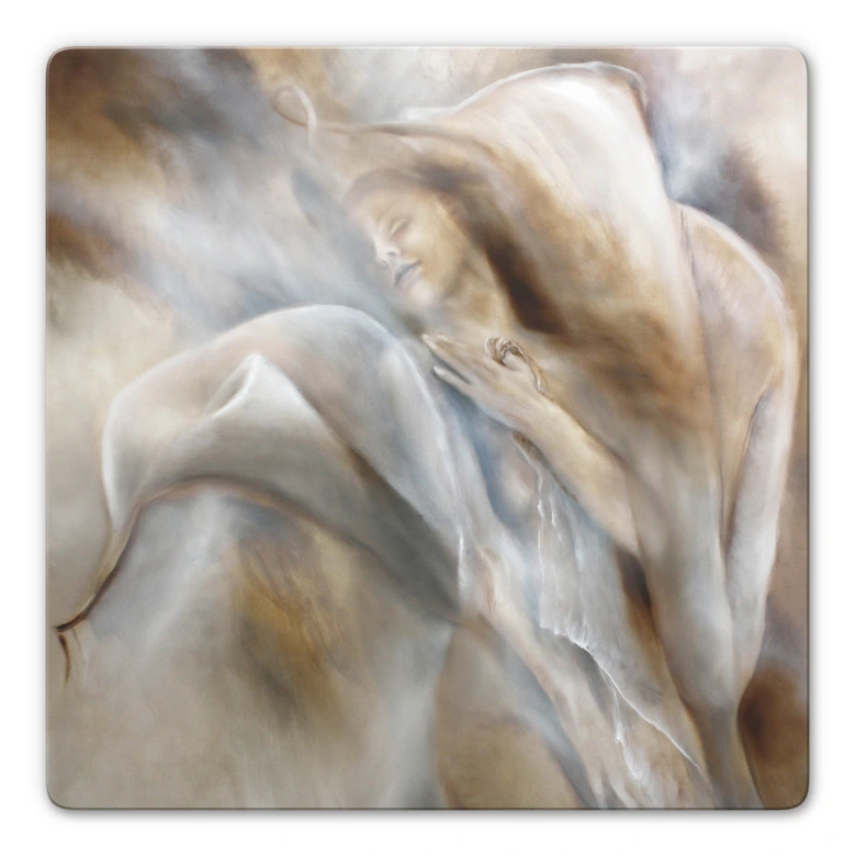 Glasbild Schmucker - Hingabe 
