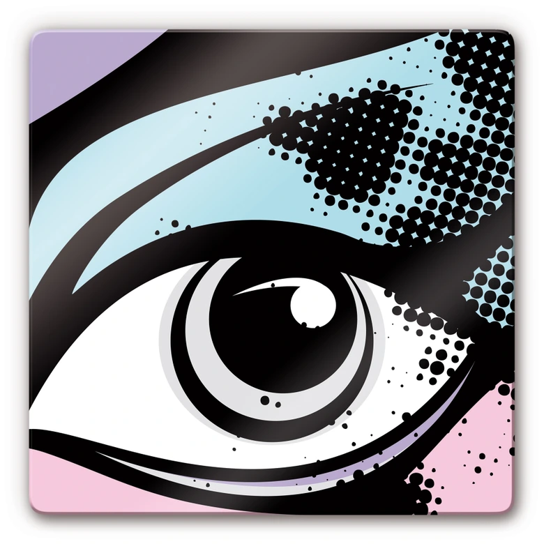 Glasschilderijen Oog 