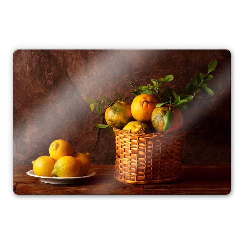 Glasbild Laercio - Farmers Lemons 