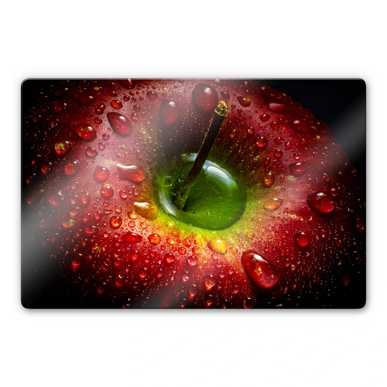 Glasbild Ianeva - Roter Apfel 