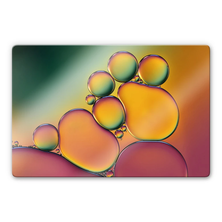 Glasbild Westum - Bubbles 