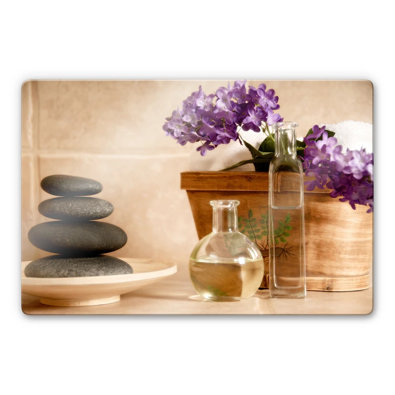 Tableau en verre - Le  Spa - un lieu de bien-être 