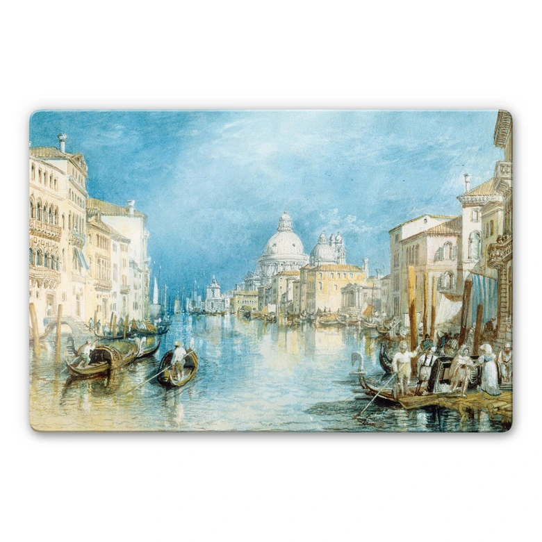 Glasbild Turner - Venedig, Canale Grande 