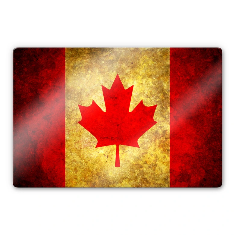 Glasbild The Maple Leaf 